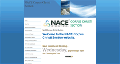 Desktop Screenshot of nace-corpuschristi.org