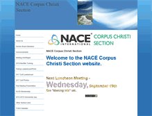 Tablet Screenshot of nace-corpuschristi.org